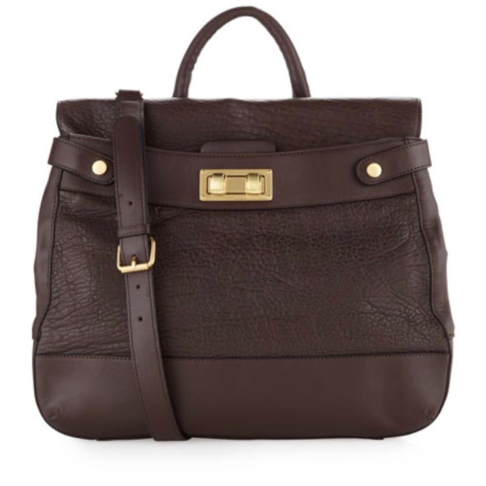 BCBG Max Azria Double Turn-Lock Messenger Bag
